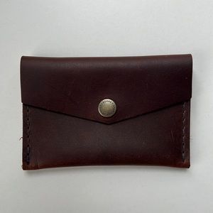 Portland leather mini envelope wallet